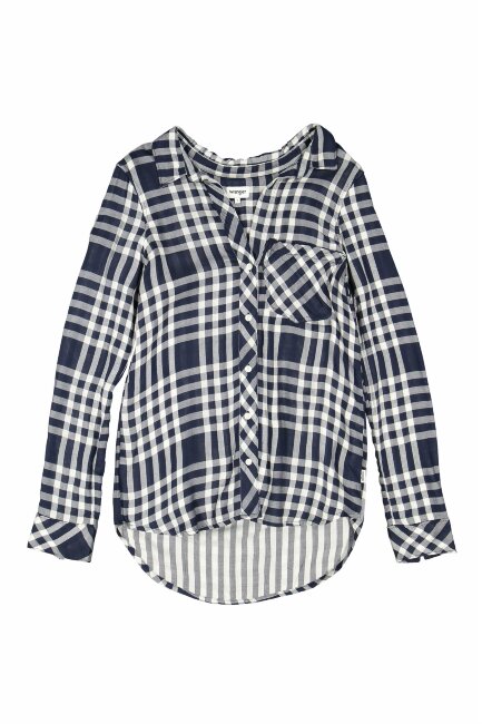 Рубашка женская Wrangler Navy W5239SL35 Рубашка женская Wrangler Navy W5239SL35