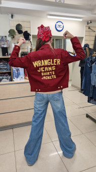 Куртка джинсовая женская Wrangler W4W5CQ31K