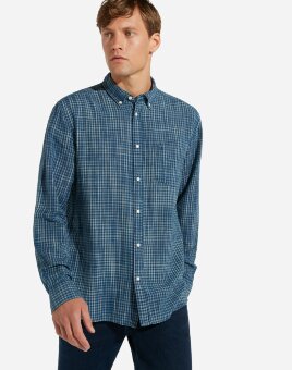 Рубашка мужская Wrangler Mid Indigo W58746A8E